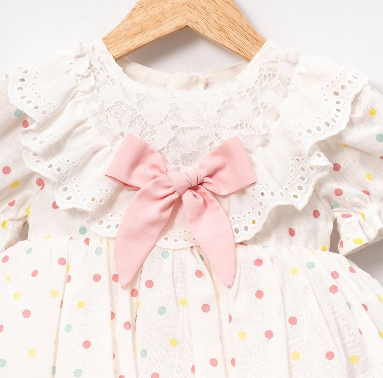 PASTEL WHIMSY DOT DRESS