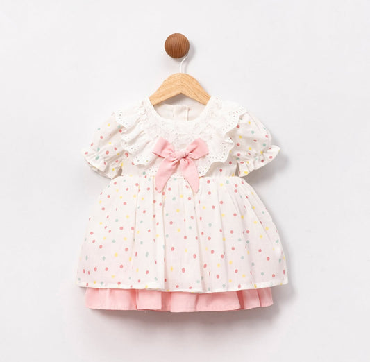 PASTEL WHIMSY DOT DRESS