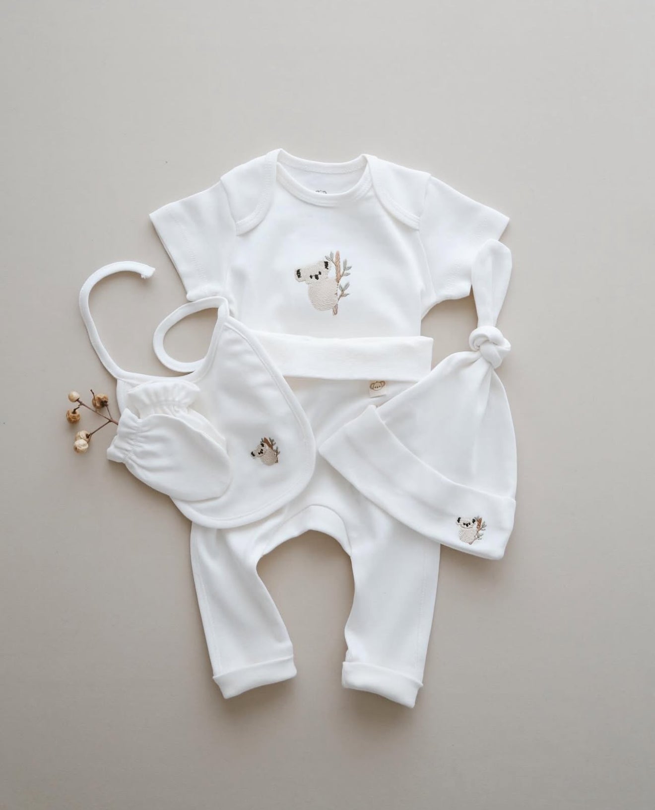 NEW BORN 5-PIECE KOALA SET