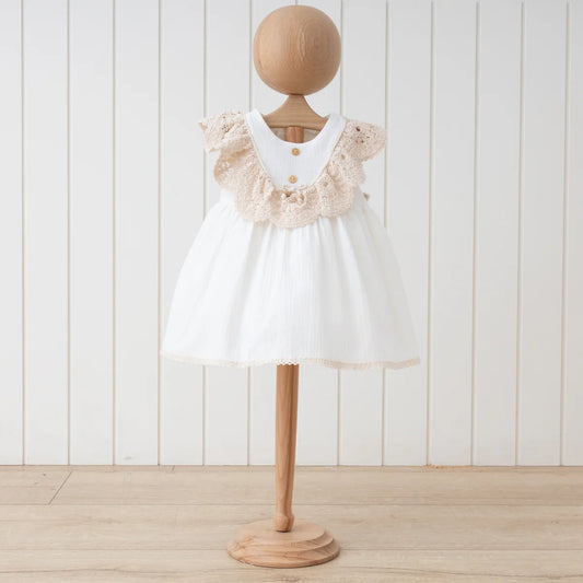 LACE PETAL KEEPSAKE DRESS