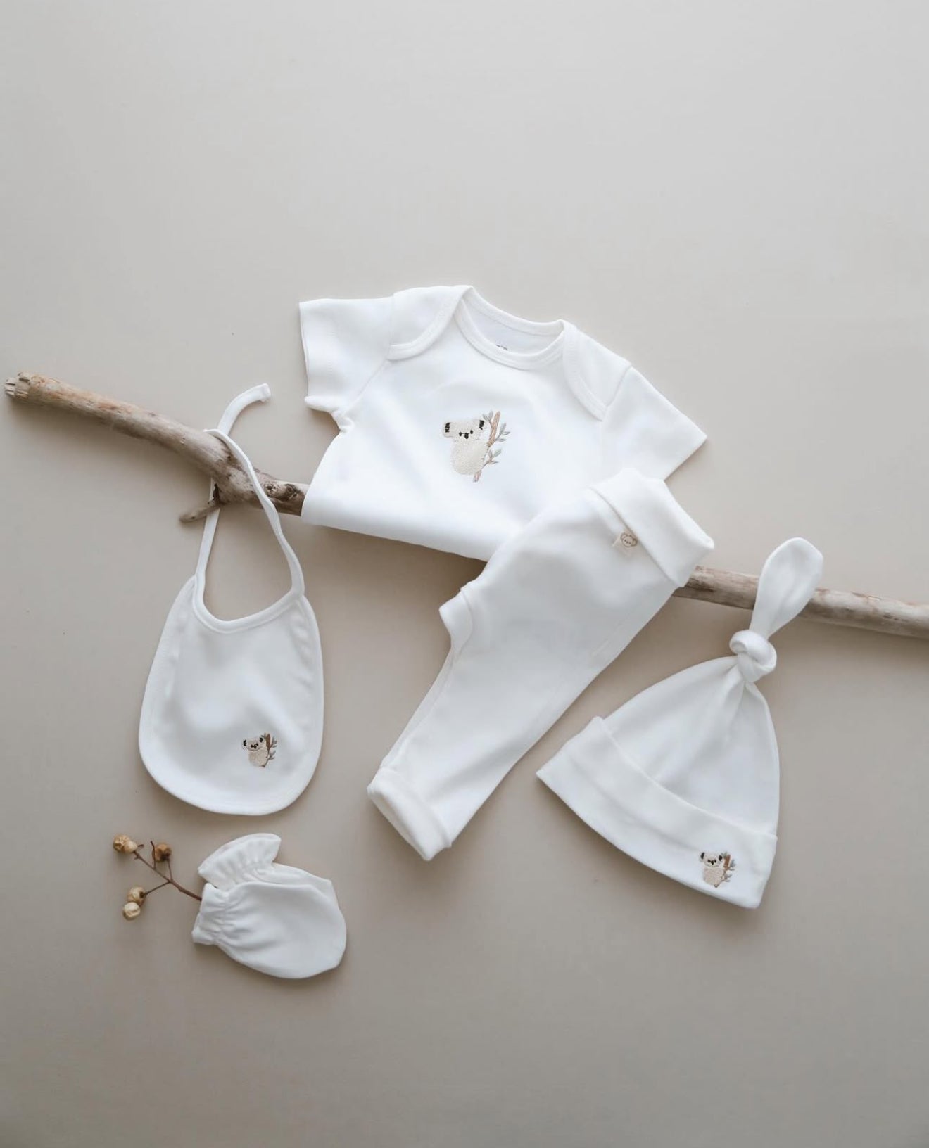 NEW BORN 5-PIECE KOALA SET