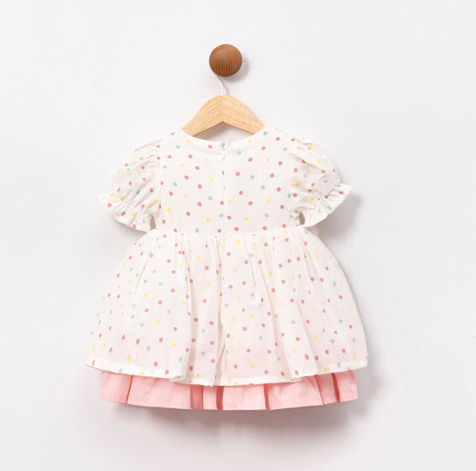 PASTEL WHIMSY DOT DRESS