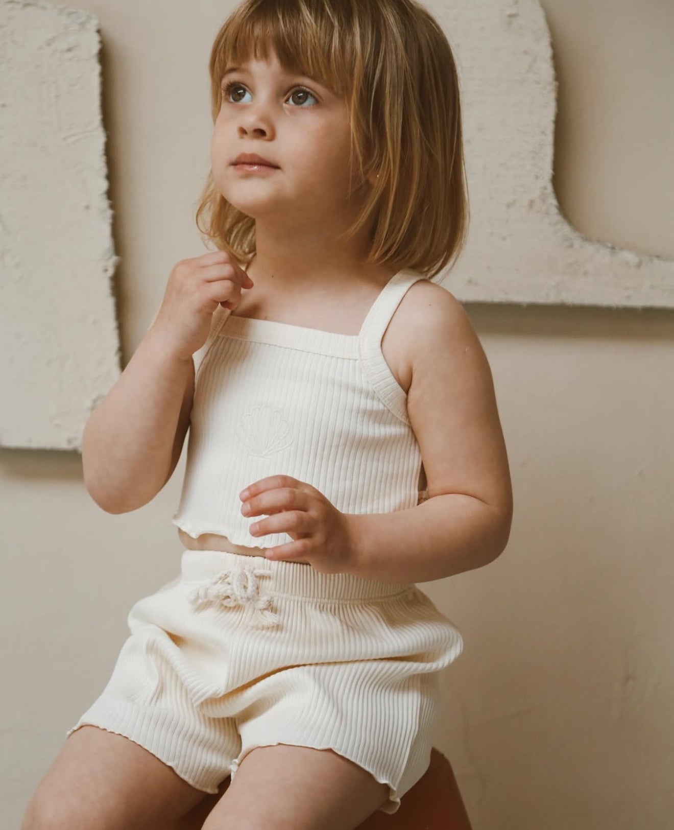 SEASHELL STRAP CROP & SHORT SET