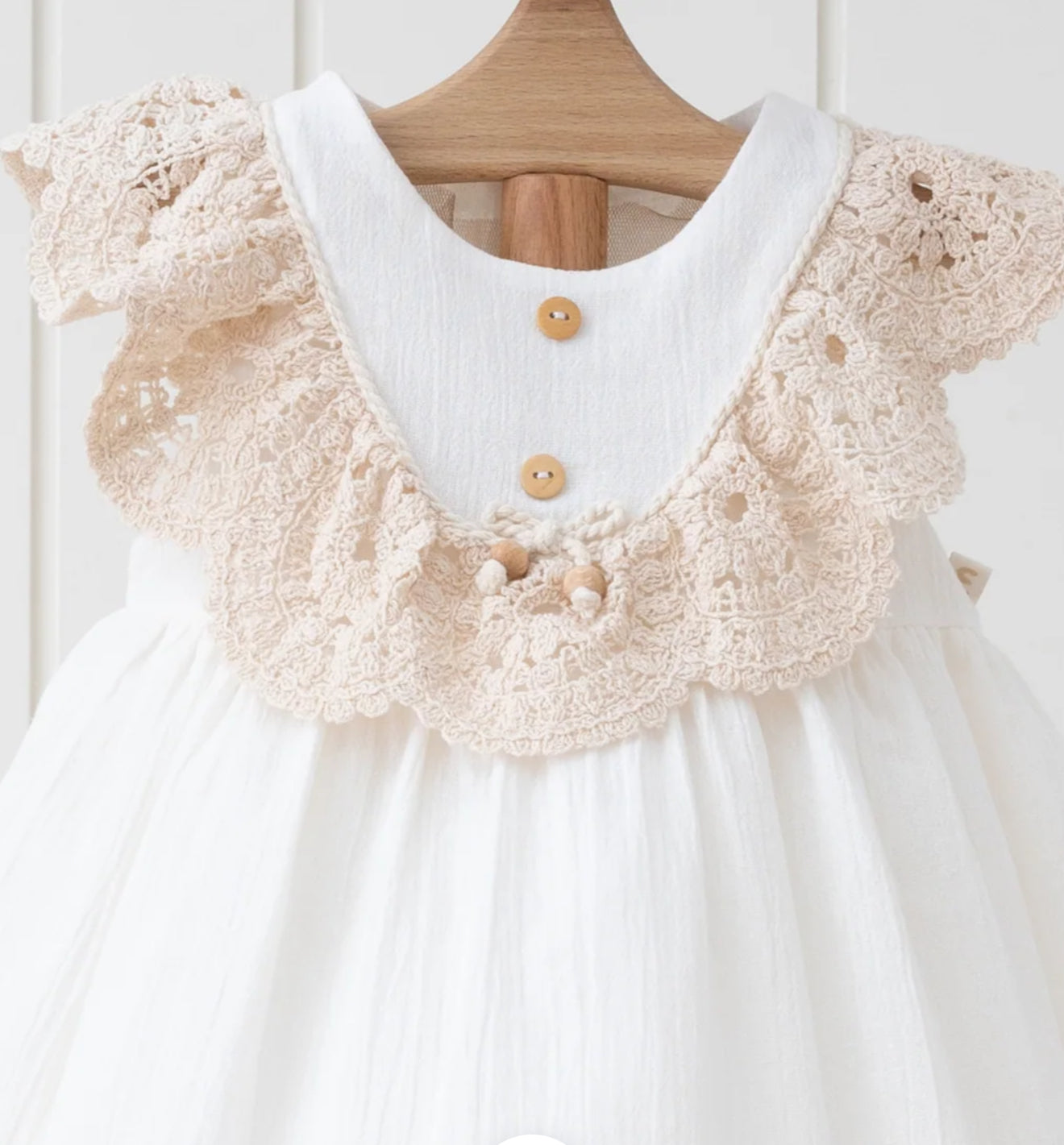 LACE PETAL KEEPSAKE DRESS