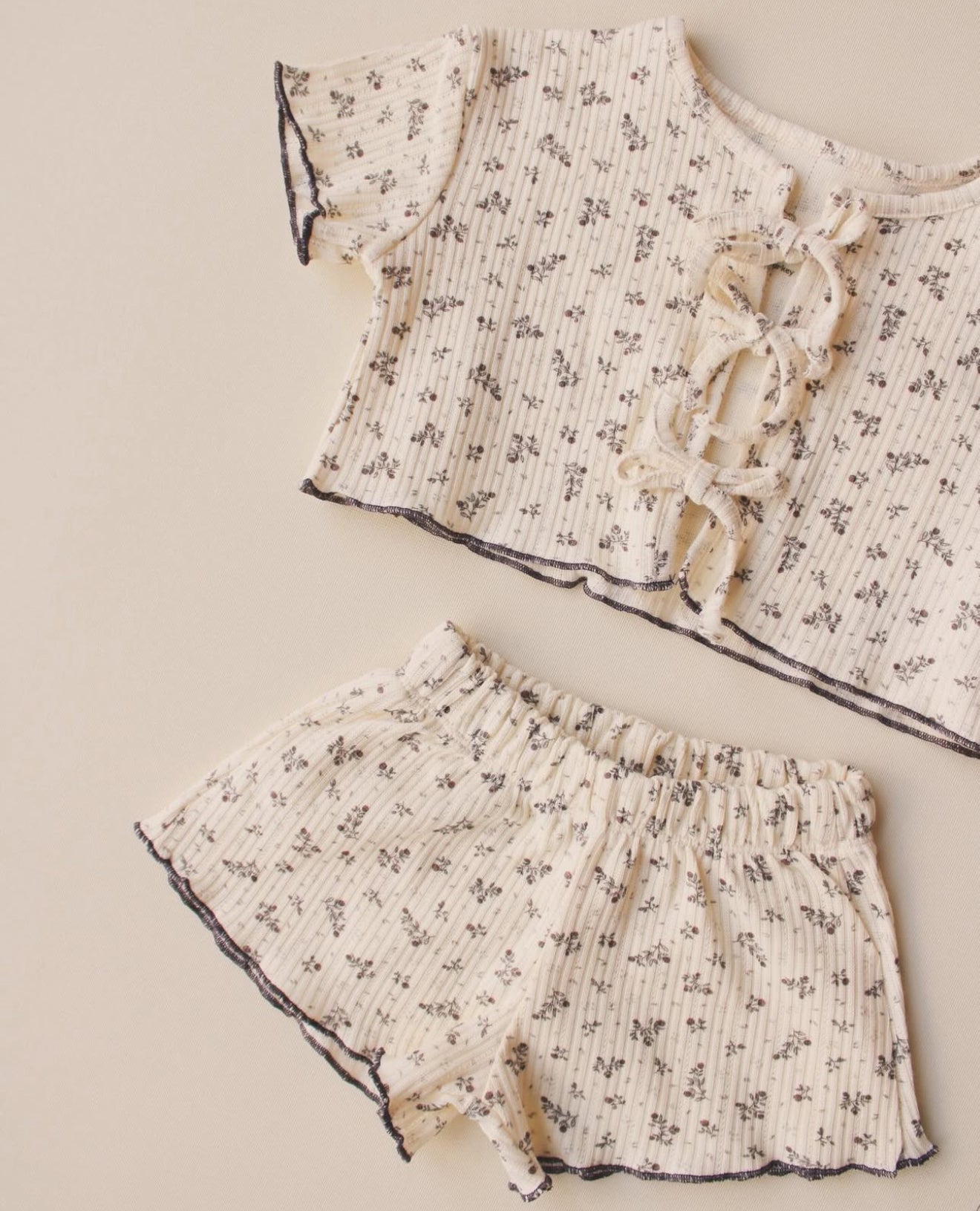 WILDFLOWER TIE-FRONT SET