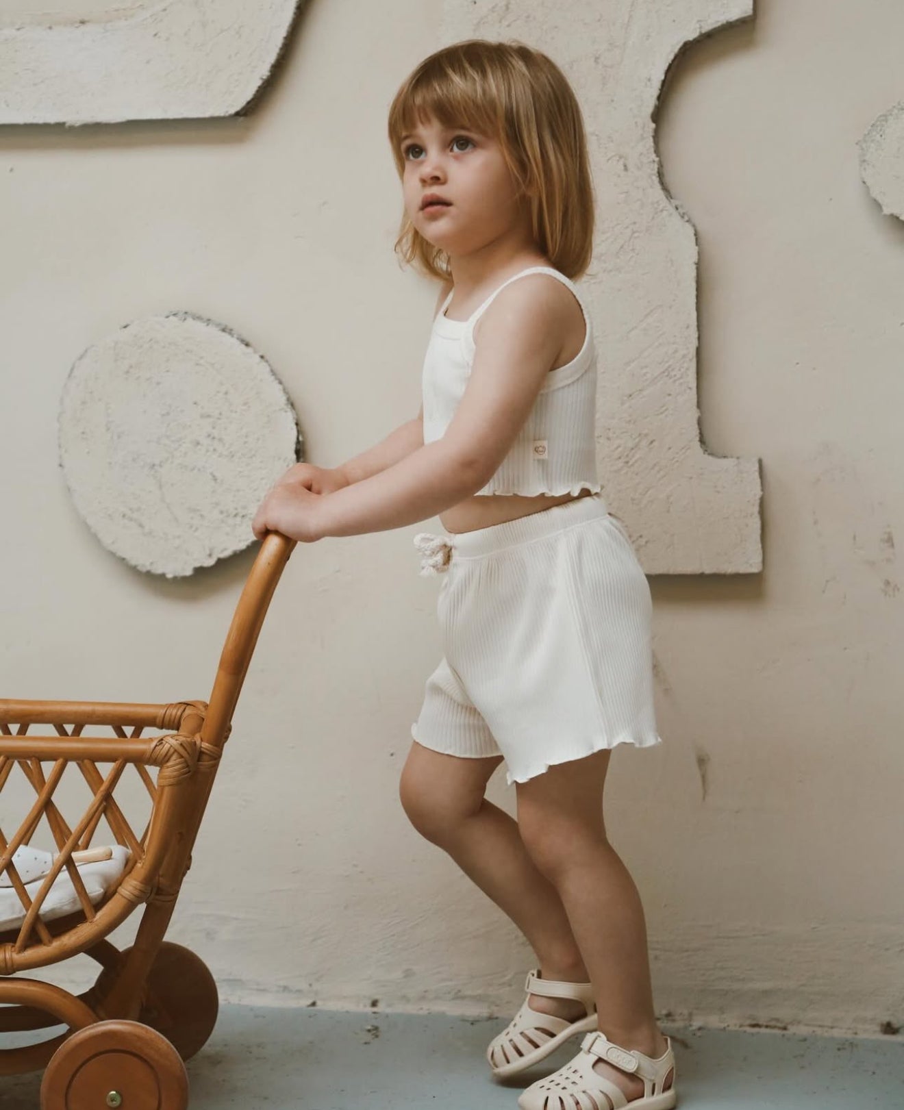 SEASHELL STRAP CROP & SHORT SET