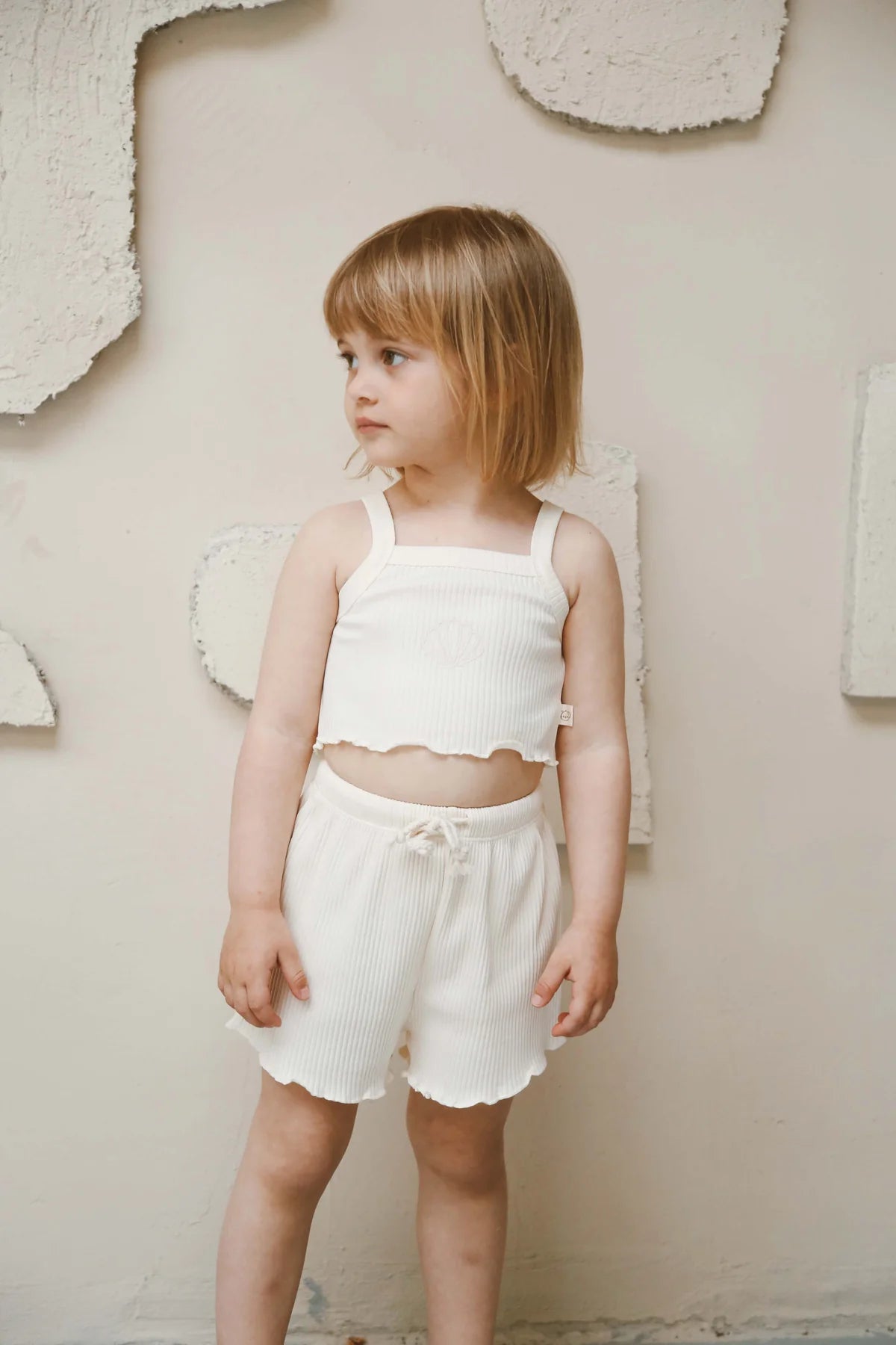 SEASHELL STRAP CROP & SHORT SET